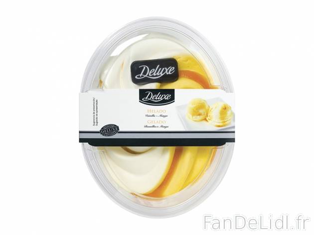 Crème glacée , prezzo 2.59 € per 650 g au choix, 1 kg = 3,98 € EUR. 
- Au ...