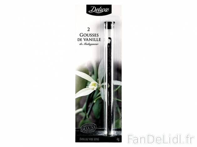 2 gousses de vanille Bourbon de Madagascar , prezzo 1.99 € per Le tube de 2 gousses ...