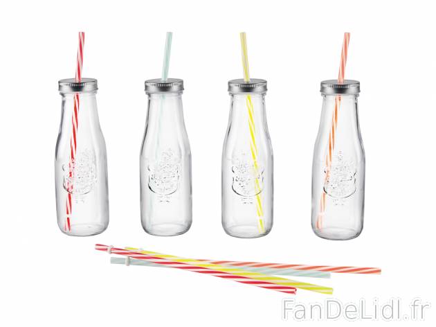 Verres à paille , le prix 4.99 &#8364; 
- 8 pailles r&eacute;utilisables
- ...