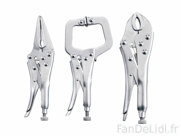 Pinces-étaux Powerfix, le prix 6.99 € 
- POUR PLIER ET MAINTENIR DIFFÉRENTS ...