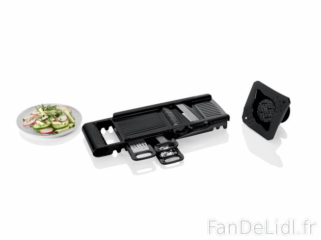 Râpe multifonction , le prix 5.89 € 
- Set de 7
- Lames en acier inoxydable
- ...