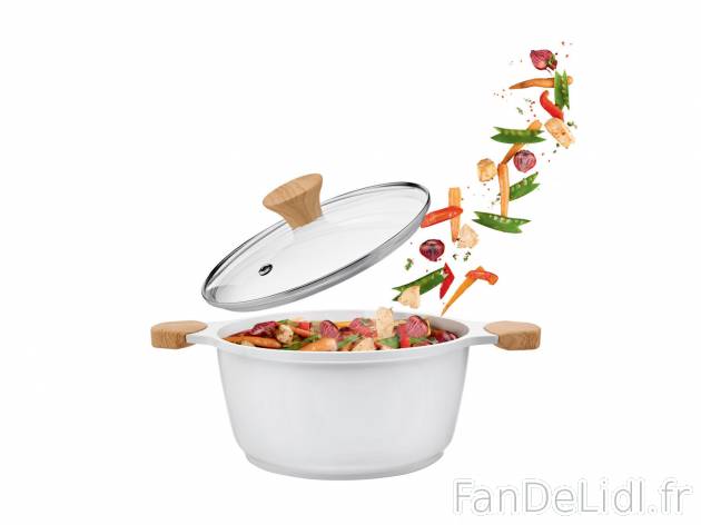 Faitout ou casserole , le prix 16.99 € 
- Revêtement anti-adhérent en céramique
- ...