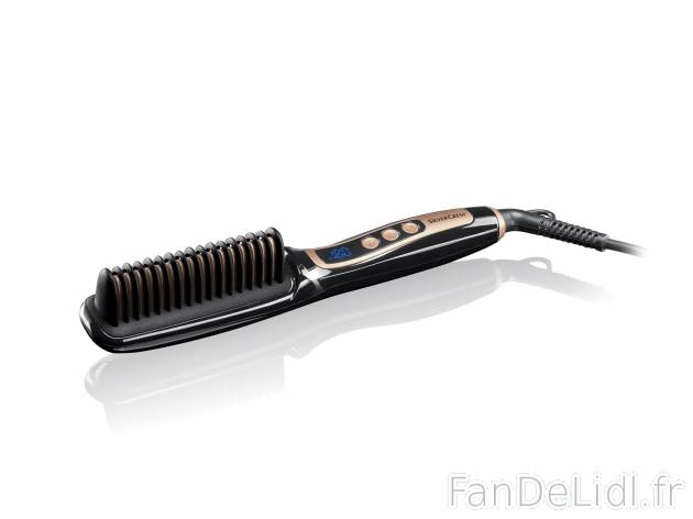Peigne lisseur Silvercrest, le prix 15.89 € 
- L&apos;association innovante ...