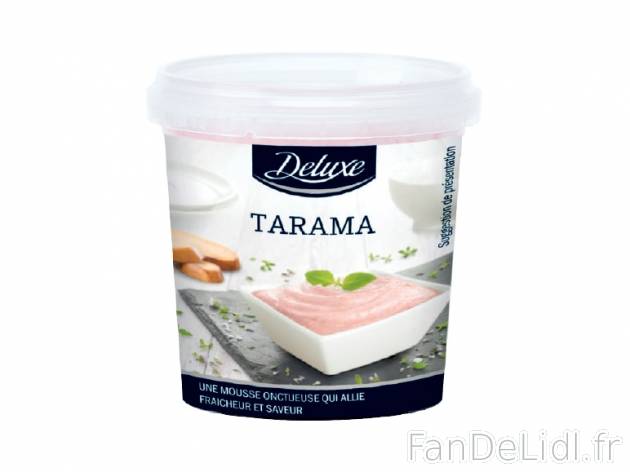 Tarama aux œufs de cabillaud , prezzo 0.99 € per 135 g, 1 kg = 7,33 € EUR.