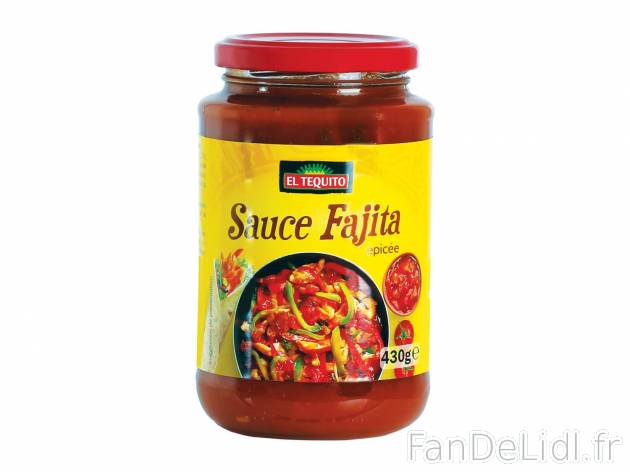 Sauce pour fajitas1 , prezzo 1.79 € per 430 g 
    