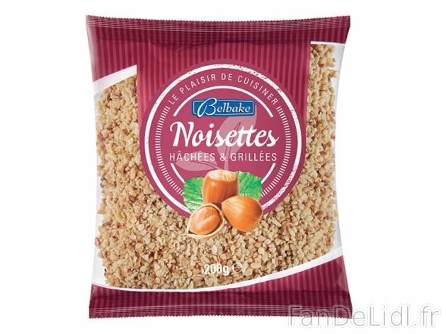 Noisettes hachées grillées , prezzo 2.49 € per 200 g, 1 kg = 12,45 € EUR.