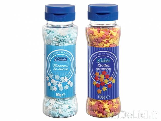 Décorations pour gâteau , prezzo 1.79 € per 90/100 g au choix, 1 kg = 19,89 ...