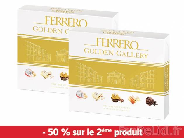 Golden Gallery , prezzo 11.98 € per Soit le lot de 2 x 216 g, 1 kg = 27,73 € ...