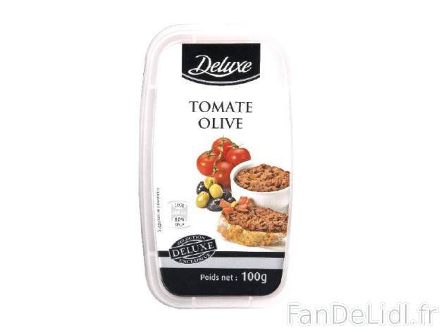 Apéritif à tartiner , prezzo 1.39 € per 100 g au choix, 1 kg = 13,90 € EUR. ...