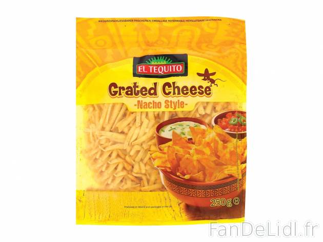 Fromage râpé pour nachos1 , prezzo 1.49 € per 250 g 
- 13 % de Mat. Gr. sur ...