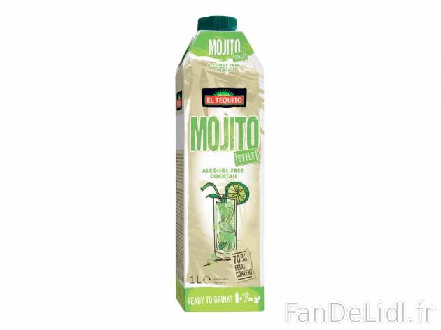 Cocktail sans alcool1 , prezzo 1.19 € per La bouteille de 1 L 
- Au choix : mojito ...