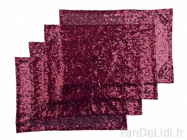 Chemin de table ou sets de table à paillettes , prezzo 5.49 € per L&apos;unité ...