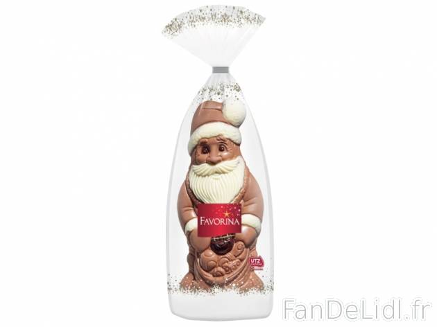 Père Noël en chocolat au lait , prezzo 2.29 € per 200 g, 1 kg = 11,45 € EUR.