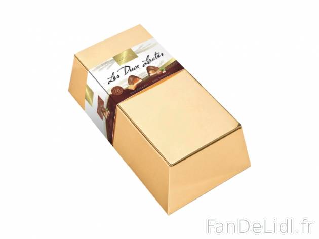 Les duos lactés , prezzo 2.99 € per 128 g, 1 kg = 23,36 € EUR. 
- Composés ...