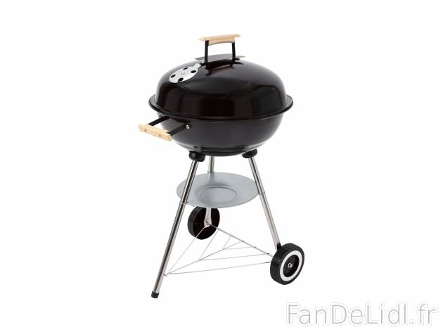 Barbecue sphérique , le prix 29.99 € 
- Grille chromée (Ø env. 44 cm)
- Env. ...