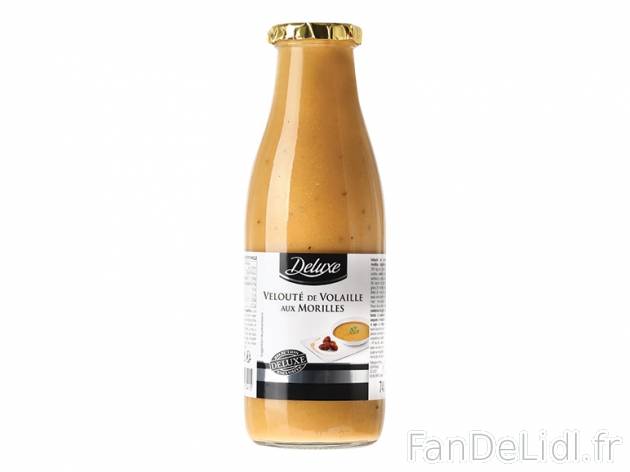 Velouté , prezzo 2.49 € per 480/740 ml au choix, 1 L = 5,19 € EUR. 
- Au choix ...