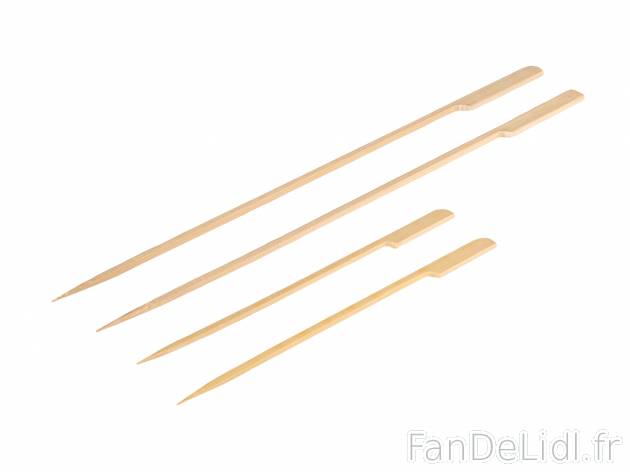 Piques en bambou ou planches aromatiques pour barbecue , le prix 3.99 &#8364; ...