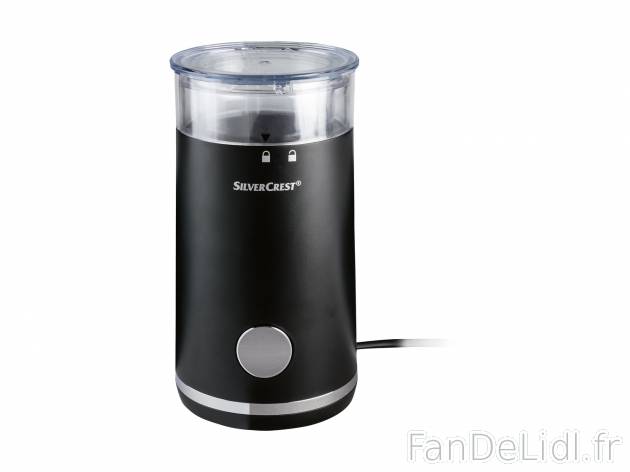 Moulin à café électrique , le prix 13.99 € 
- 150 W
- Système de broyage ...
