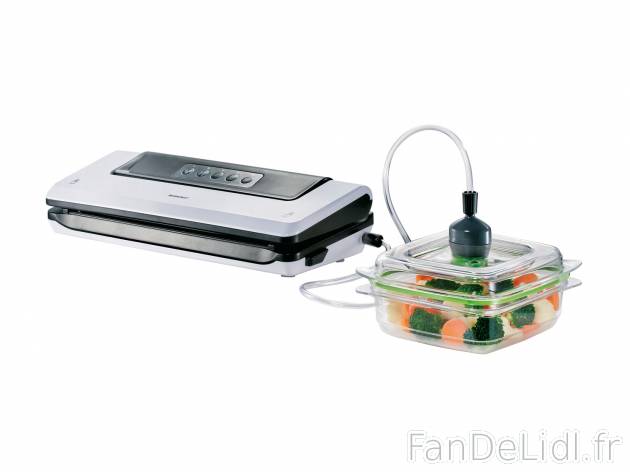 Appareil de mise sous vide , le prix 27.99 € 
- Pour mettre sous vide et fermer ...