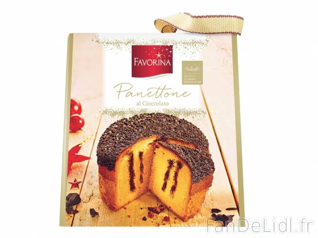 Panetonne au chocolat , prezzo 4.99 € per 800 g, 1 kg = 6,24 € EUR.