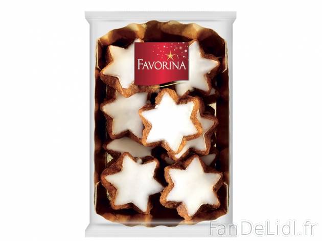Etoiles de Noël à la cannelle , prezzo 1.79 € per 175 g, 1 kg = 10,23 € EUR.
