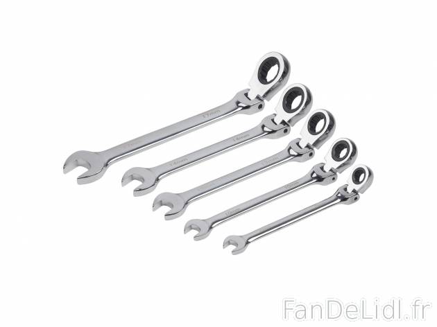 Set de clés mixtes , le prix 11.99 € 
- En acier chromé et poli
- Set de 5
- ...