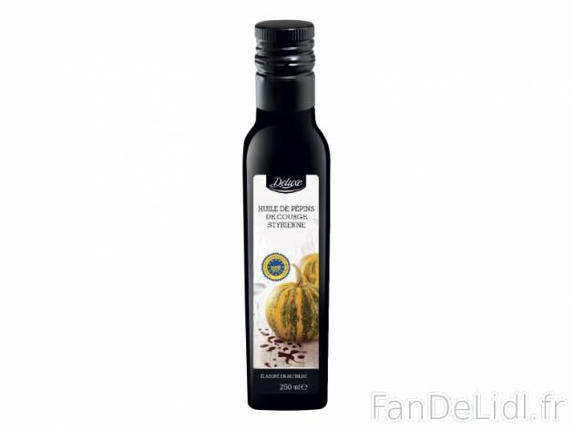 Huile de pépins de courge styrienne IGP , prezzo 4.49 € per 250 ml, 1 L = 17,96 ...