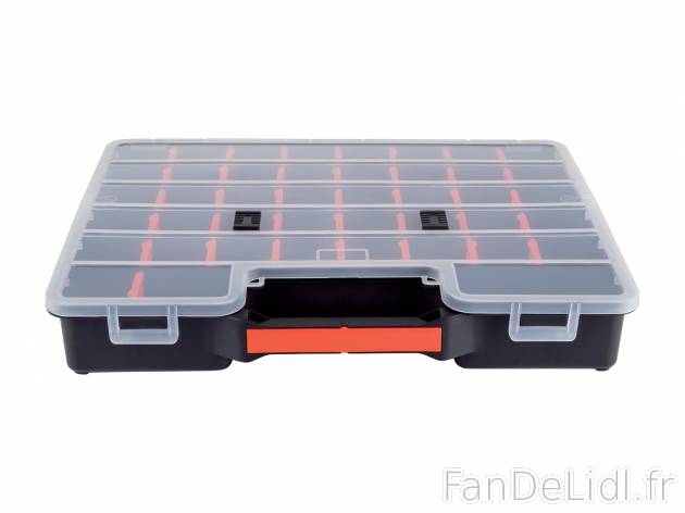 Organiseur , le prix 7.99 € 
- 36 séparateurs pour une répartition modulable ...
