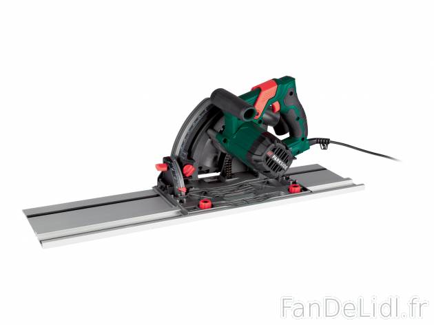 Scie plongeante avec rail Parkside, le prix 89.89 € 
- POUR UNE COUPE DANS LE ...