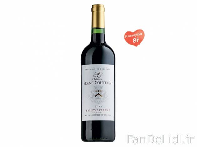 Saint-Estèphe Château Franc Coutelin 2012 AOC , prezzo 9.99 &#8364; 
- Temp&eacute;rature ...