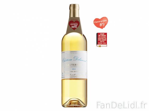 Sauternes Château Delmond 2012 AOC , prezzo 14.89 &#8364; 
- Temp&eacute;rature ...
