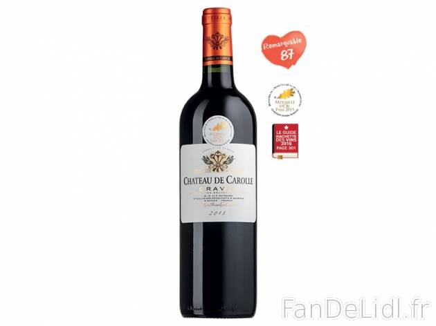 Graves Château de Carolle 2013 AOC , prezzo 7.49 &#8364; 
- Temp&eacute;rature ...