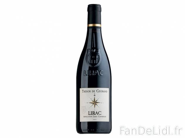 Lirac Trésor de Géorand 2015 AOC , prezzo 5.29 &#8364; 
- Temp&eacute;rature ...