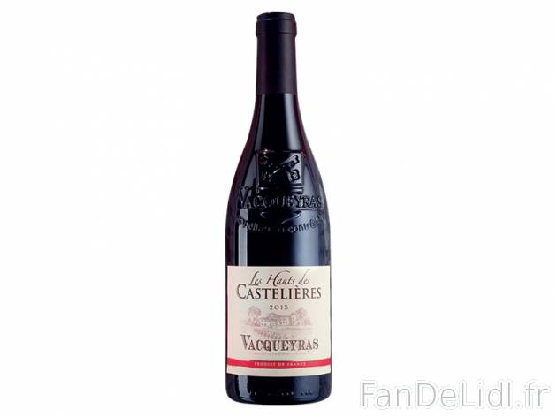 Vacqueyras Les Hauts des Castelières 2015 AOC , prezzo 7.99 &#8364; 
- Temp&eacute;rature ...