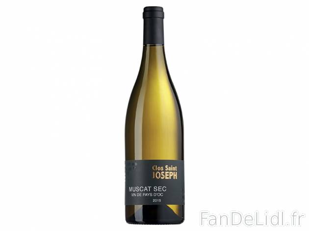 Oc Muscat sec Clos Saint-Joseph 2015 IGP , prezzo 4.29 &#8364; 
- Temp&eacute;rature ...