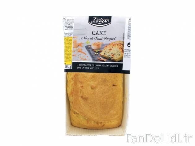 Cake aux noix de Saint-Jacques à la Bretonne , prezzo 3.99 € per 260 g, 1 kg ...