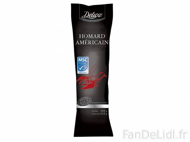 Homard américain , prezzo 7.89 € per 325 g, 1 kg = 24,28 € EUR.