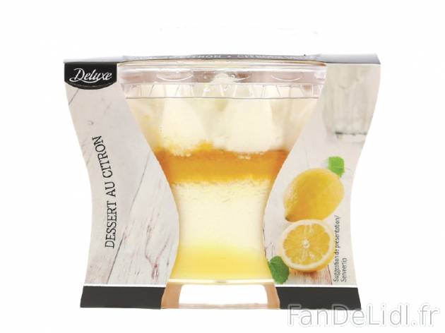 Dessert au citron , prezzo 1.49 € per 85 g, 1 kg = 17,53 € EUR.