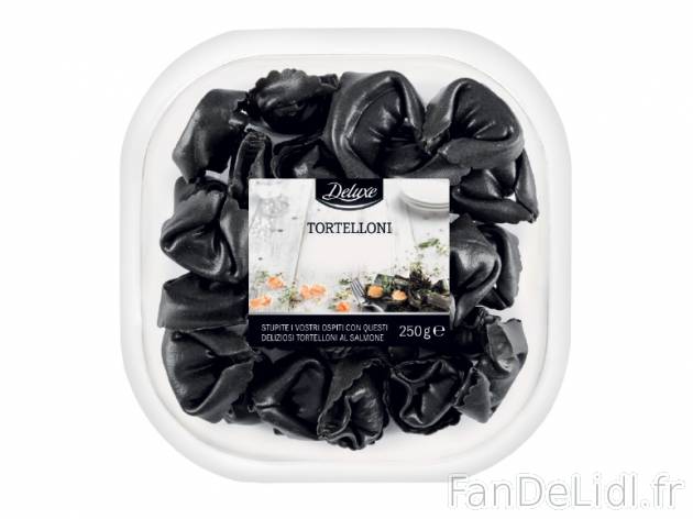 Tortelloni noires au saumon et à l’encre de seiche , prezzo 1.29 € per 250 ...