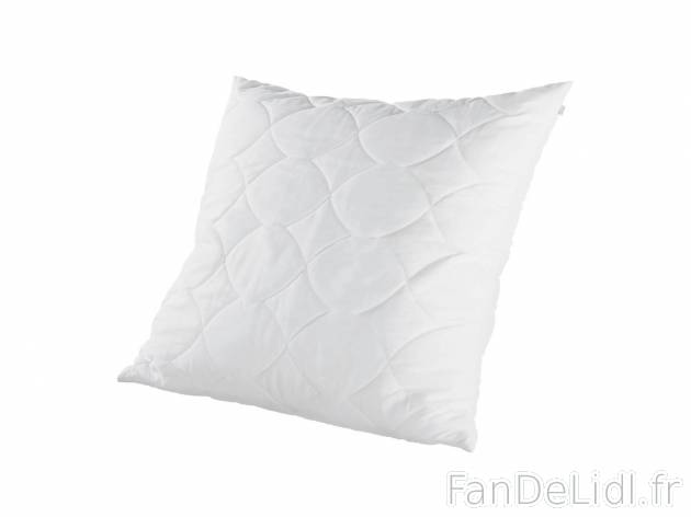 Oreiller microfibre , prezzo 8.99 € per L&apos;unité 
- Ex. : housse 100 ...