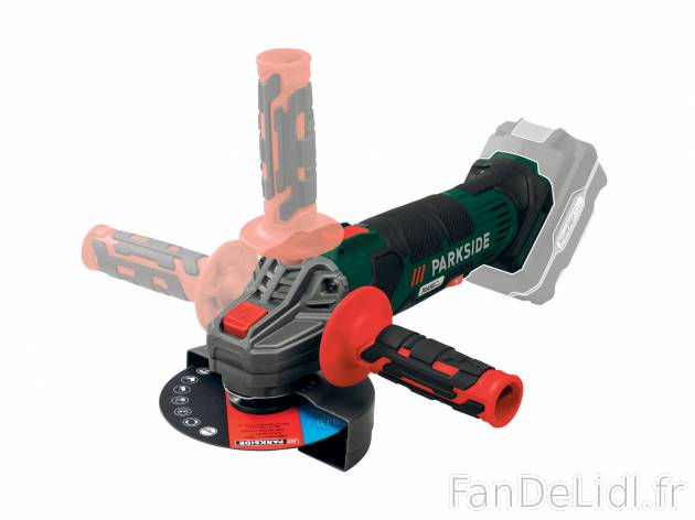 Meuleuse d’angle Parkside, X20VTeam, le prix 34.99 € 
- Pour poncer et découper ...