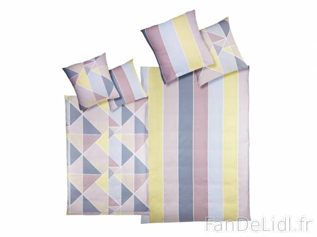 Parure de lit en coton renforcé , prezzo 9.99 € per La parure au choix 
- Au ...