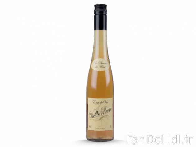 Eau-de-vie , prezzo 9.99 € per 50 cl au choix, 1 L = 19,98 € EUR. 
- 40 % Vol. ...