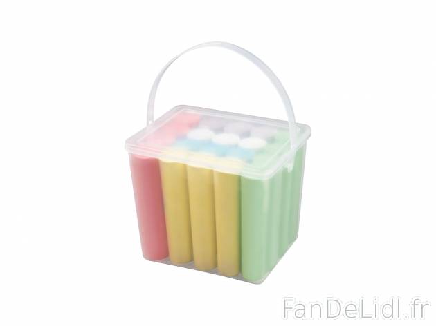 Craies ou jeu d’extérieur , le prix 2.49 € 
- Au choix : craies multicolores, ...