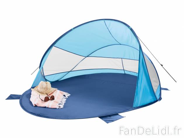 Tente de plage pop-up , le prix 14.99 € 
- Ex. 100 % polyester
- Au choix : ...