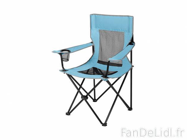 Chaise de camping , le prix 11.99 € 
- Env. 74 x 91 x 53 cm (l x h x p)
- Hauteur ...