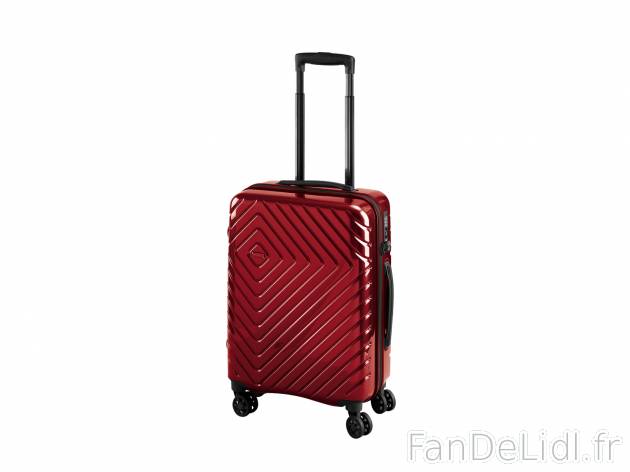 Valise cabine , le prix 44.99 € 
- Env. 55 x 40 x 20 cm (h x l x p)
- Poids ...