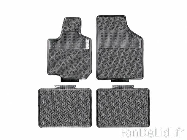 Tapis de voiture , le prix 11.99 € 
- Set de 4
- Aspect brillant
- Autre modèle ...