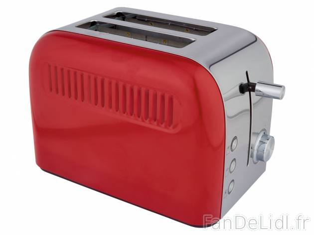 Grille-pain , le prix 19.99 € 
- 920 W
- En acier inoxydable poli et 2 côtés ...