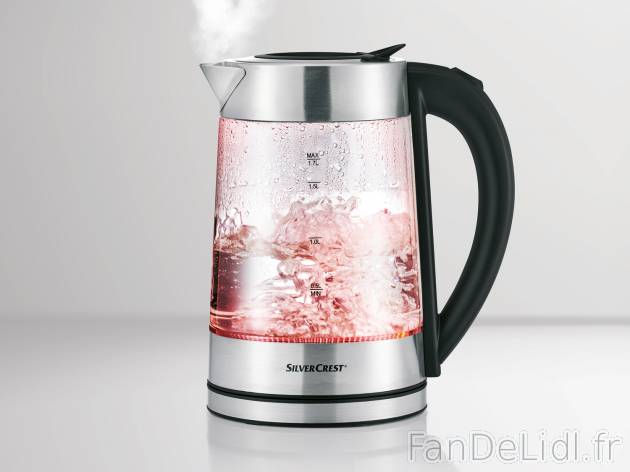 Bouilloire en verre avec variation de couleur , le prix 24.99 € 
- 2 200 - 2 ...